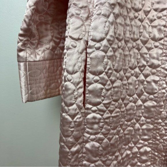 Oscar de la Renta for Neiman Marcus Quilted Pink Robe trench coat - Picture 15 of 15